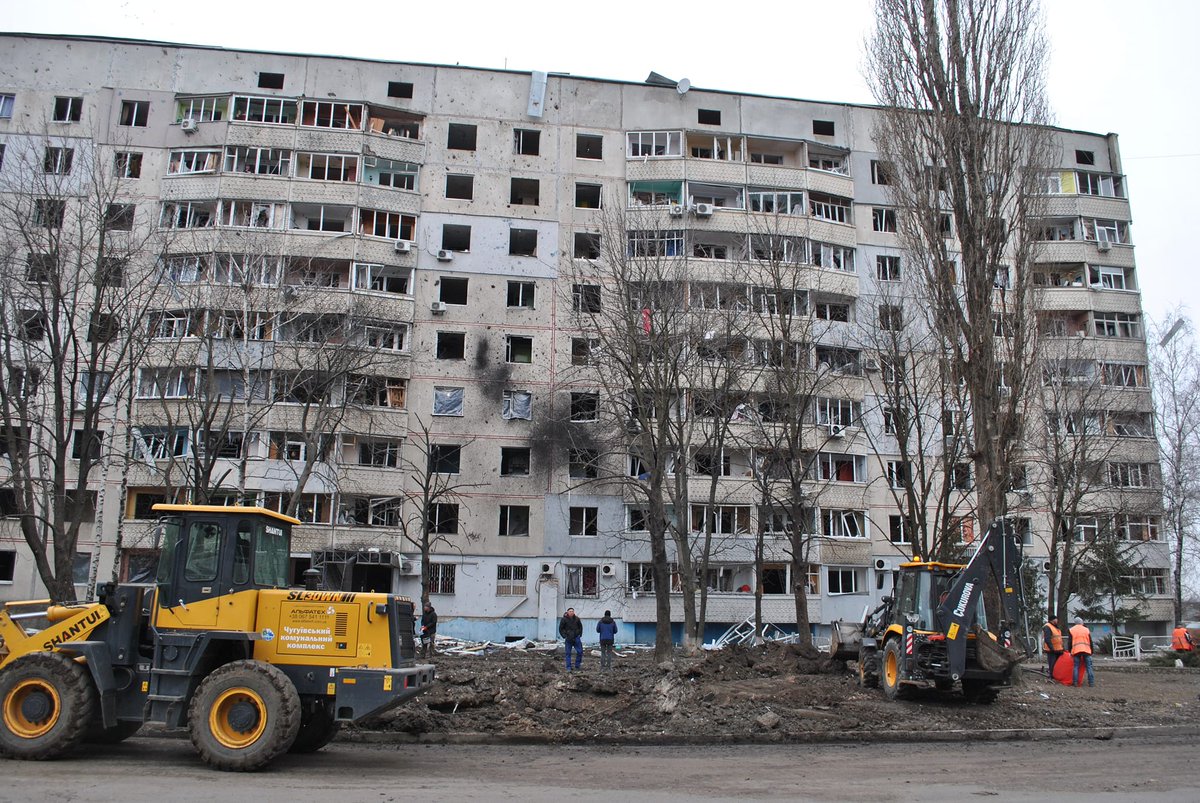 Main water pipeline damaged as result of Russian missile strike in Chuhuiv overnight