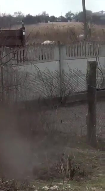 Militarymen with yellow armbands were filmed in Novaya Tavolzhanka village of Belgorod region