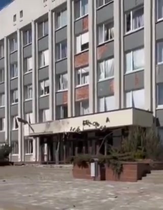 Administrative building in Belgorod was damaged as result of suspected drone attack