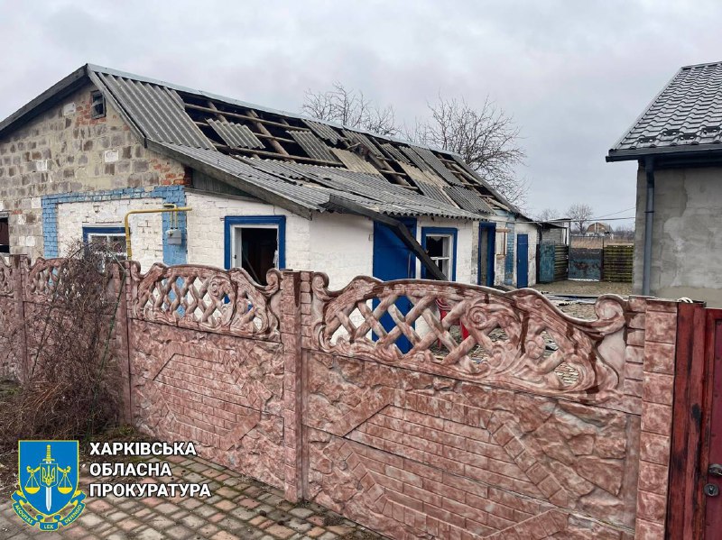 Damage to civilian infrastructure in Velykyi Burluk and Lozova of Kharkiv region as result of drone strikes 