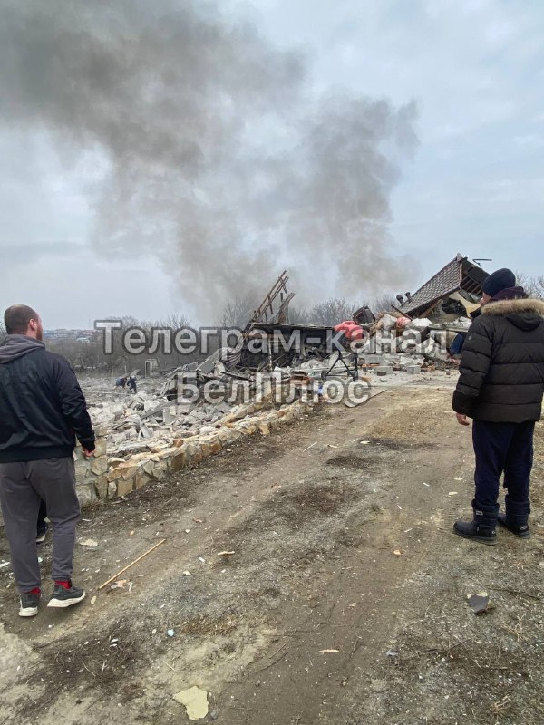 Destruction in Belgorod region as result of shelling