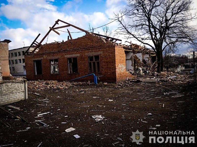 An employee of the school was killed as result of Russian bombardment in Velyka Pysarivka community