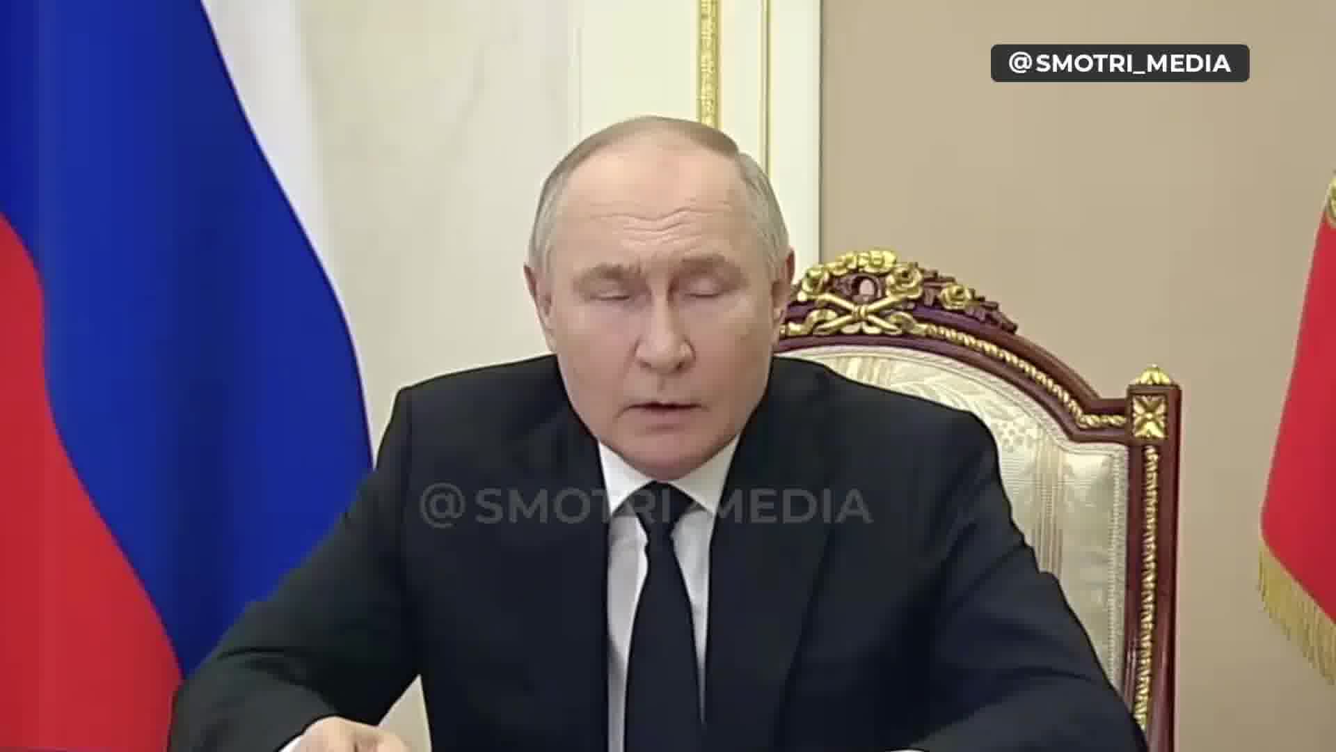 Putin: it is necessary to answer the question of why the militants tried to leave for Ukraine after committing a crime in Crocus, and who was waiting for them there