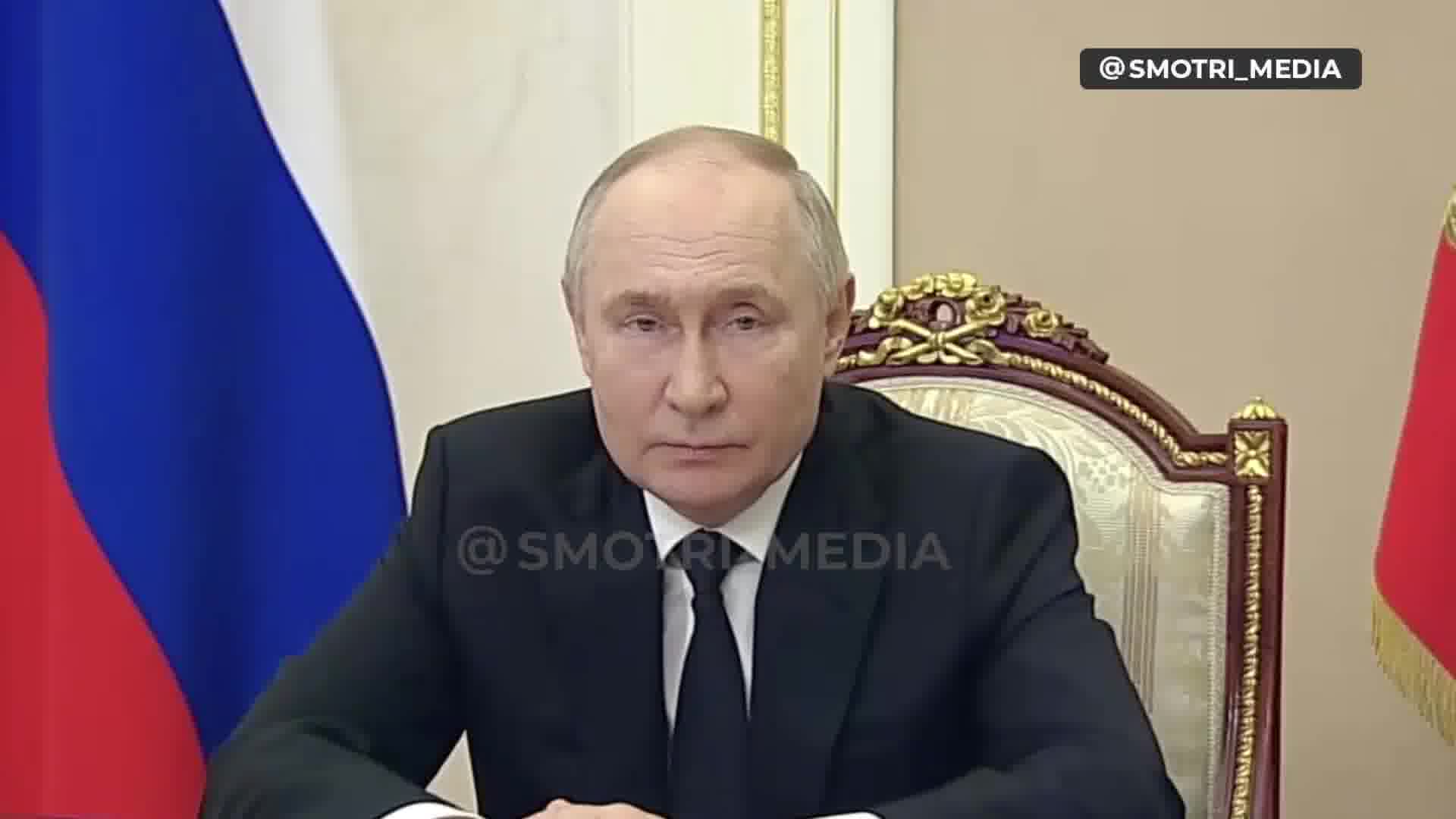 Putin: it is necessary to answer the question of why the militants tried to leave for Ukraine after committing a crime in Crocus, and who was waiting for them there