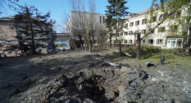 Damage in Kharkiv as result of Russian bombardment overnight