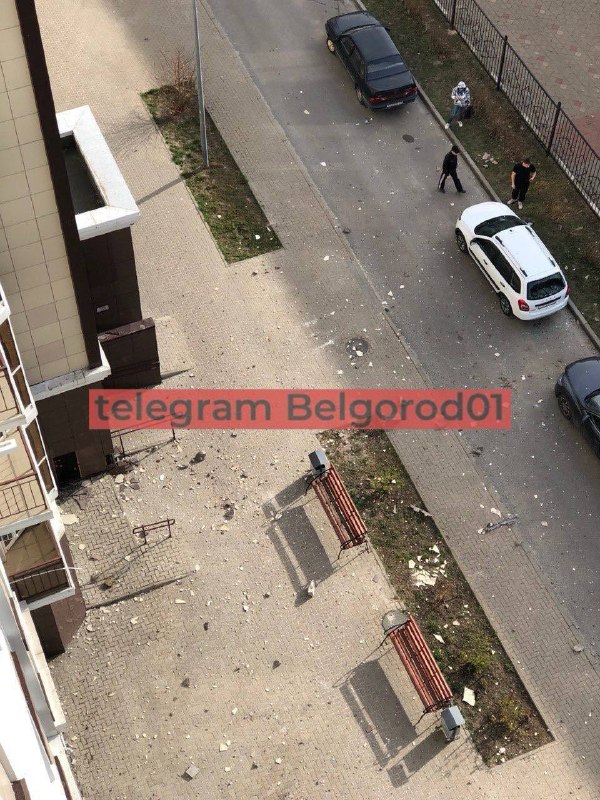 Damage in Belgorod as result of shelling