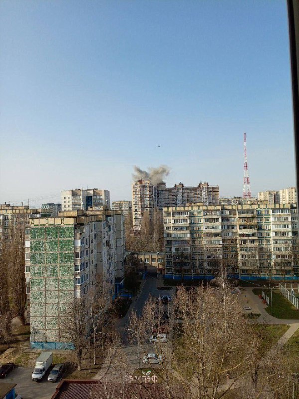 Damage in Belgorod as result of shelling