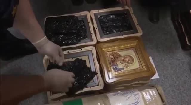 Russian FSB claims it has seized cargo of hexogen(RDX) explosives in Pskov region, explosives were inside church icons. Accusing Ukraine in sending the cargo