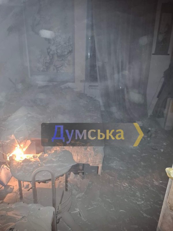 Residential house was targeted in Russian attack in Odesa