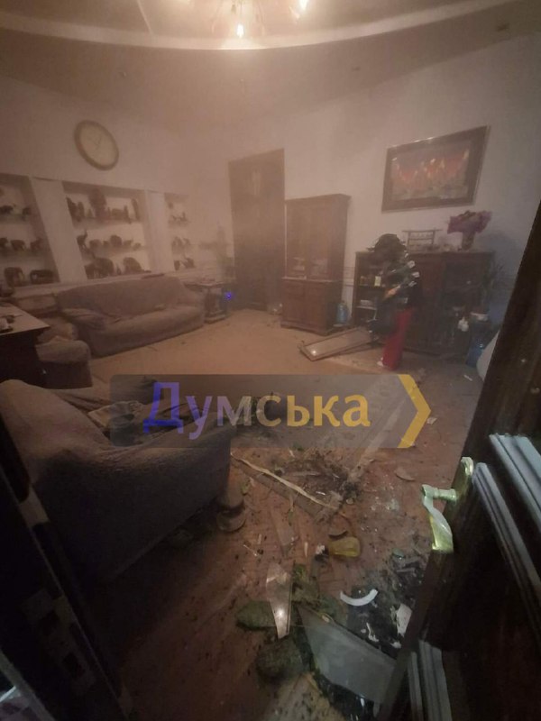 Residential house was targeted in Russian attack in Odesa