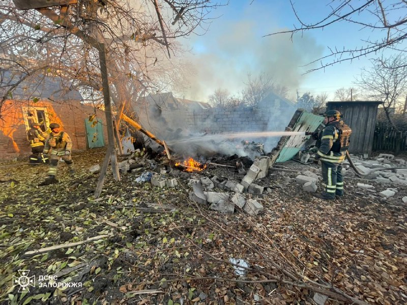 4 people wounded as result of bombardment in Preobrazhenka village of Zaporizhzhia region 