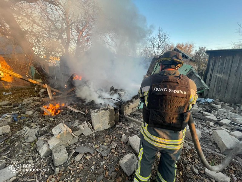 4 people wounded as result of bombardment in Preobrazhenka village of Zaporizhzhia region 